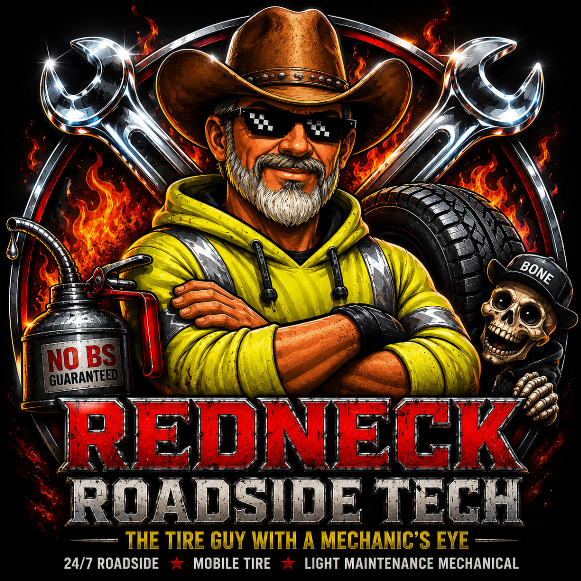 Redneck Roadside Tech — the tire guy with a mechanic's eye